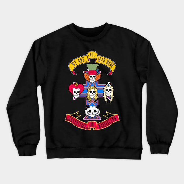 We are all MAD Crewneck Sweatshirt by tiranocyrus